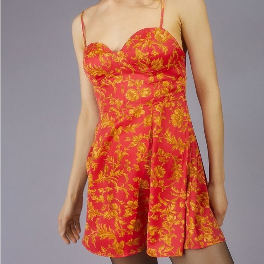 UO Orion bustier mini dress